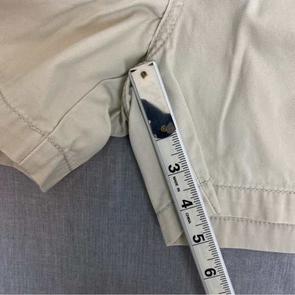 Lee Lower on the Waist Shorts Sz Large 100% Cotton Cream Walking / Golf Length - Picture 9 of 12